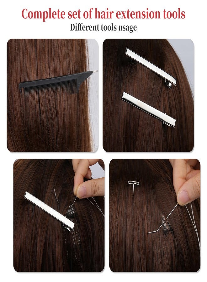 Fedmut Hair Extension Tools Kit, 5 Colors 1000Pcs Micro Silicone Rings Beads with Hair Extension Remove Pliers, Pulling Hook, Threads, Needle for Hair Extensions Hair Styling - Image 5